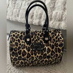 Sanrio Hello Kitty large leopard tote bag.